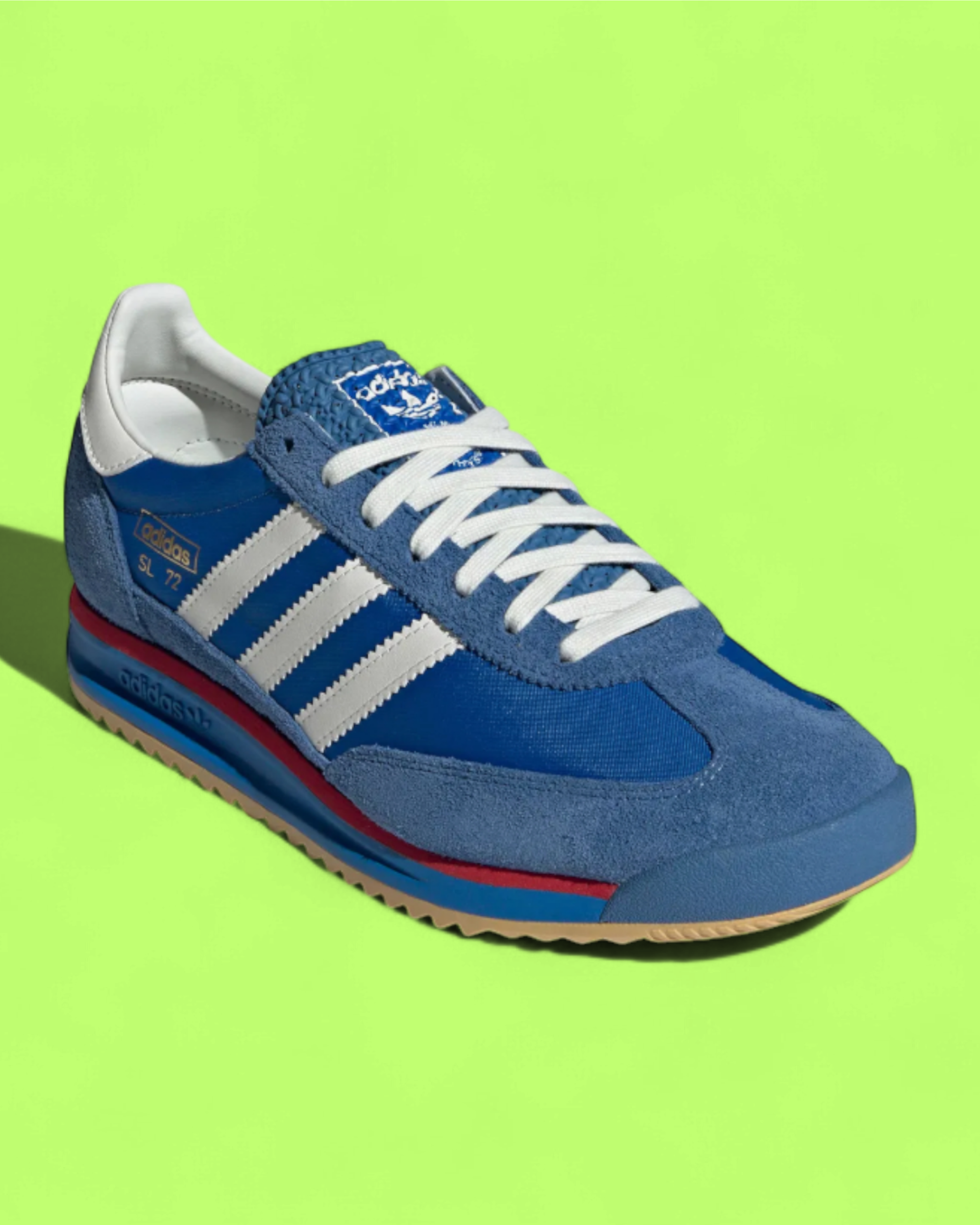 ADIDAS SL 72 BLUE WHITE RETRO RUNNING CASUAL SNEAKERS ICON CWCD