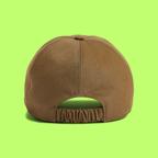 PREMIATA BROWN CAP WITH WHITE MINI EMBROIDERED LOGO