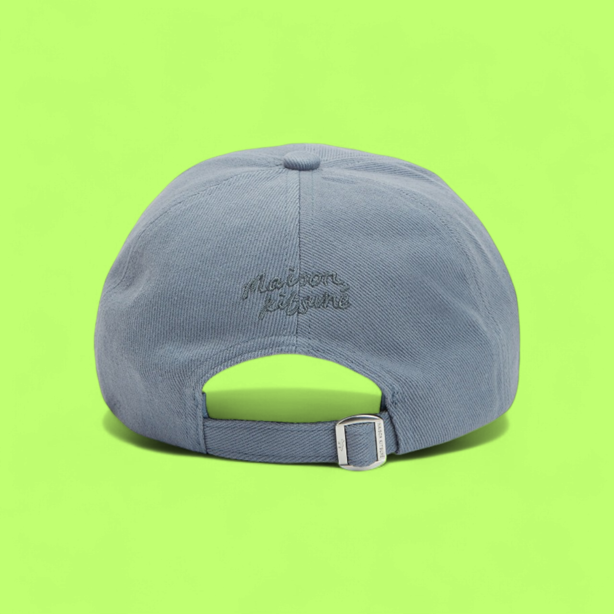 BLUE BASEBALL CAP WITH FOX LOGO PATCH ICON DROP CWCD