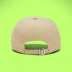 BEIGE BASEBALL CAP WITH EMBROIDERED FOX DESIGN ICON CWCD