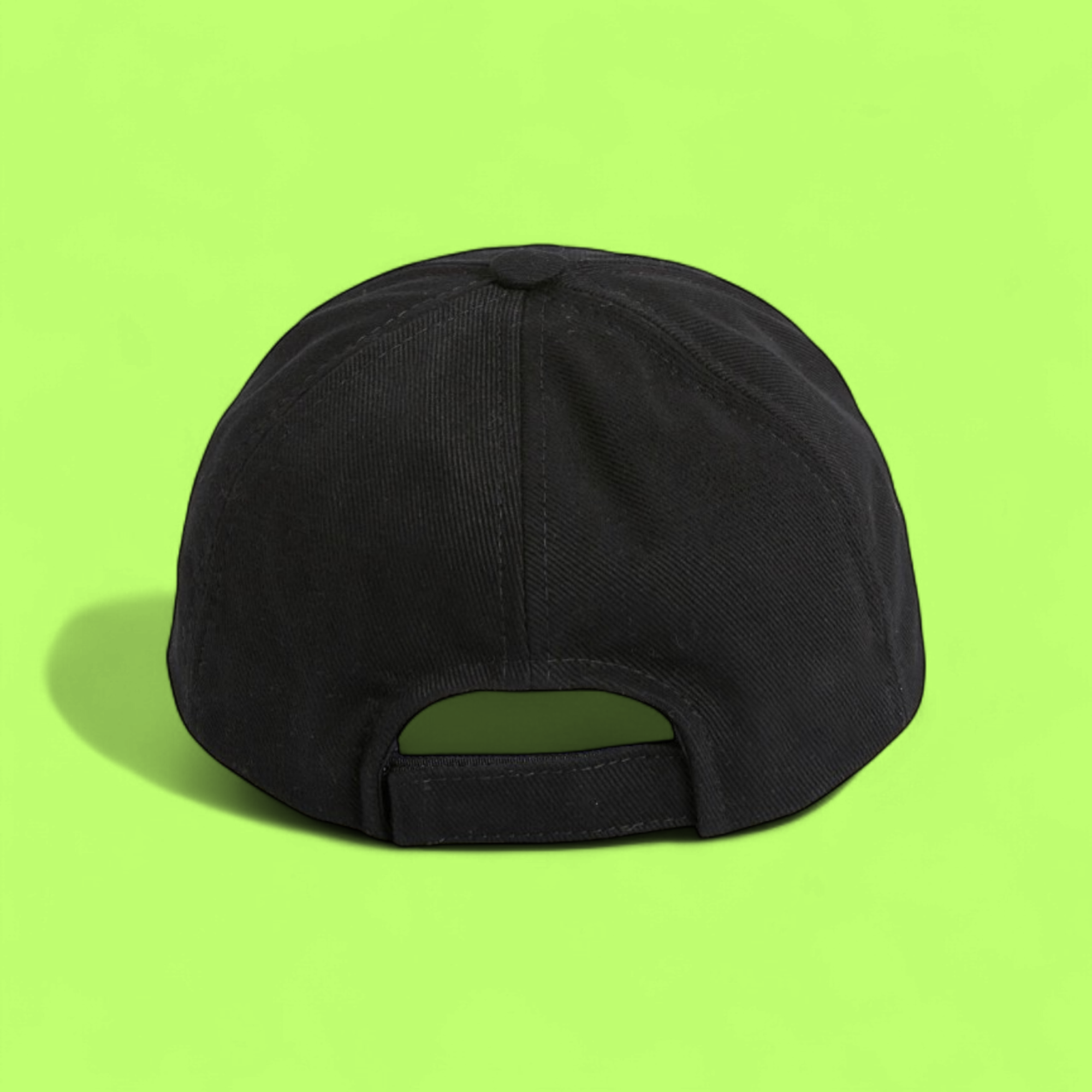ISABEL MARANT BLACK CAP WITH TONAL EMBROIDERED LOGO DETAIL