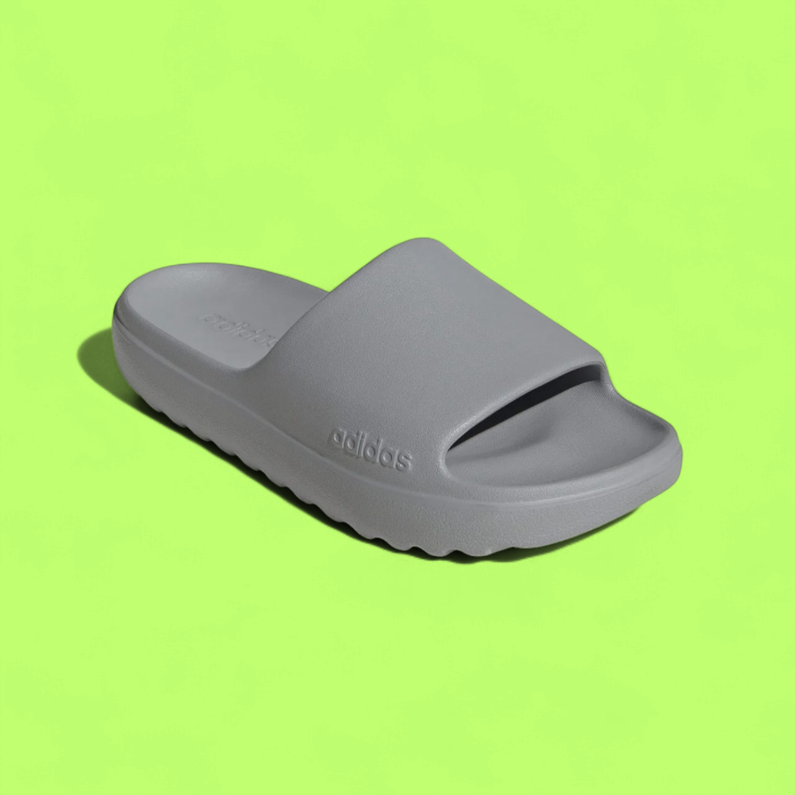 ADIDAS ADILETTE LUMIA UNISEX GREY LIGHTWEIGHT SLIDE SANDALS