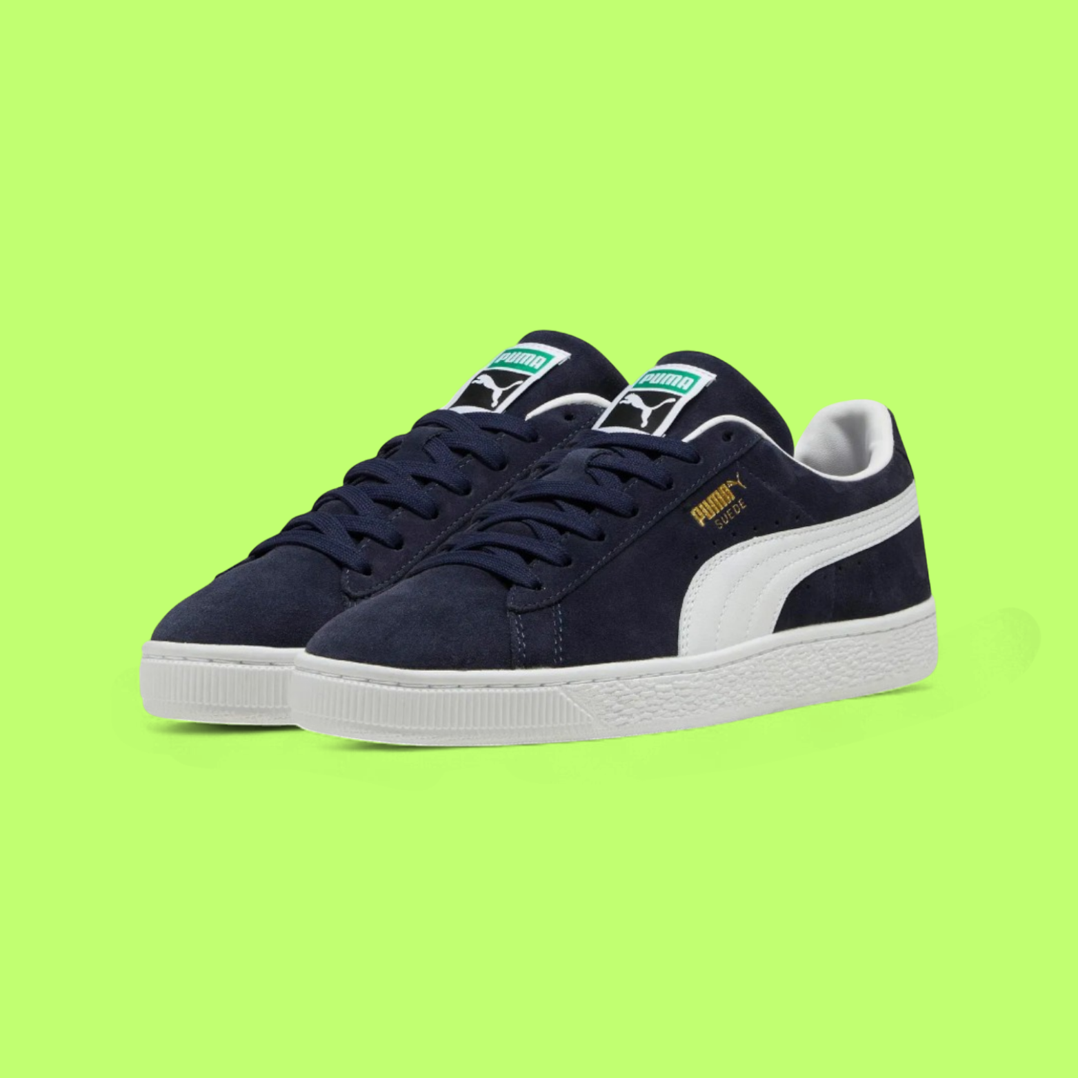 PUMA SUEDE CLASSIC UNISEX NAVY BLUE SUEDE SPORTS SHOES