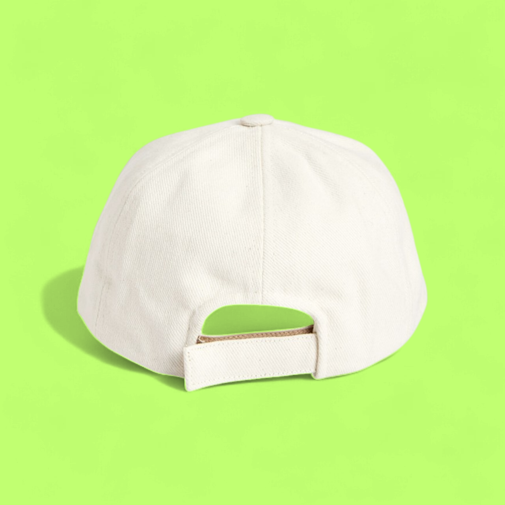 ISABEL MARANT WHITE CAP WITH EMBOSSED FRONT LOGO DESIGN