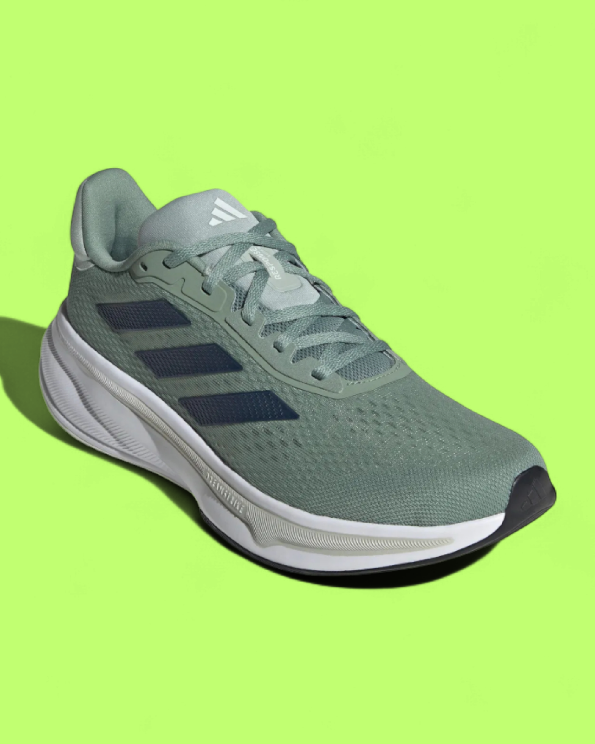 ADIDAS RESPONSE RUNNING SHOES GREEN MESH LIGHTWEIGHT CWCD