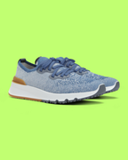 BRUNELLO CUCINELLI BLUE KNIT PREMIUM LIGHTWEIGHT LUXURY CWCD