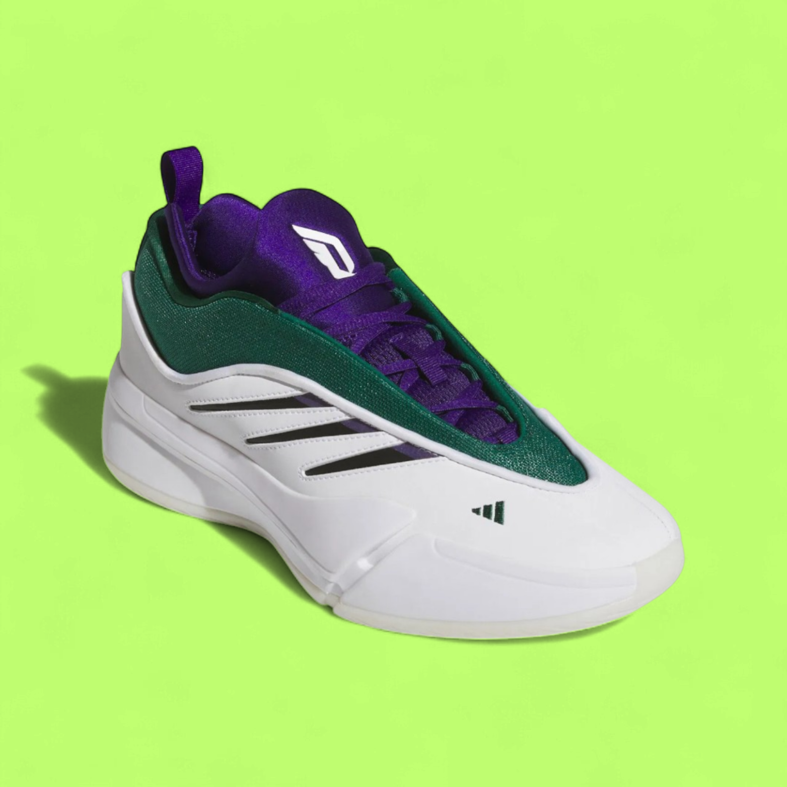 ADIDAS DAME 9 MILWAUKEE BUCKS MEN'S WHITE PERFORMANCE