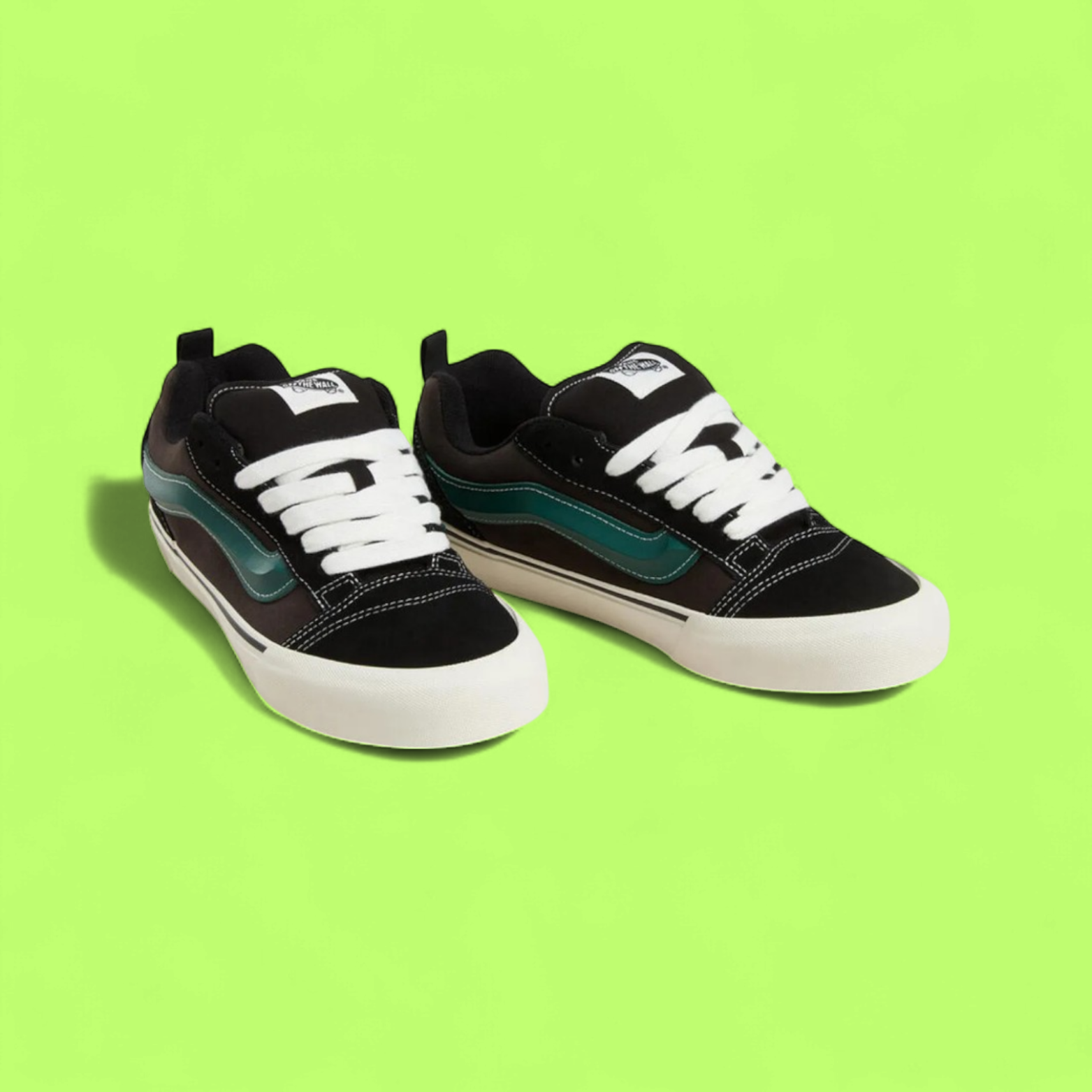 VANS BMX OLD SKOOL BLACK GREEN WHITE LOW SNEAKERS CWCD