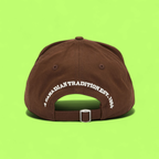 BROWN CAP WITH COLORFUL FOREST AND SUNSET PATCH FRONT