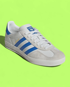 ADIDAS GAZELLE BLUE WHITE SUEDE RETRO CLASSIC CASUAL SNEAKERS