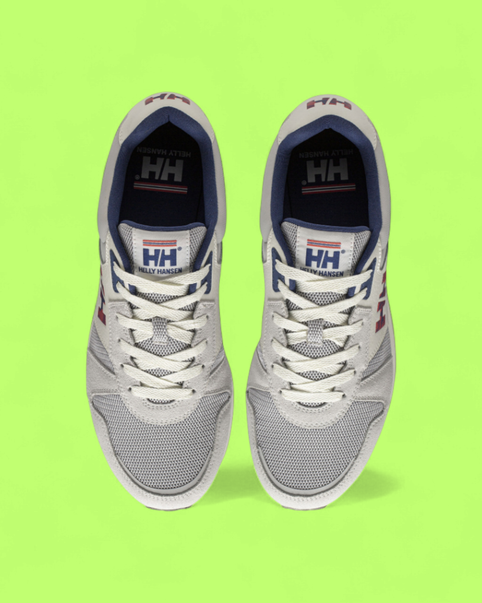HELLY HANSEN WHITE RED BLUE RETRO STYLE SPORT SNEAKERS CWCD
