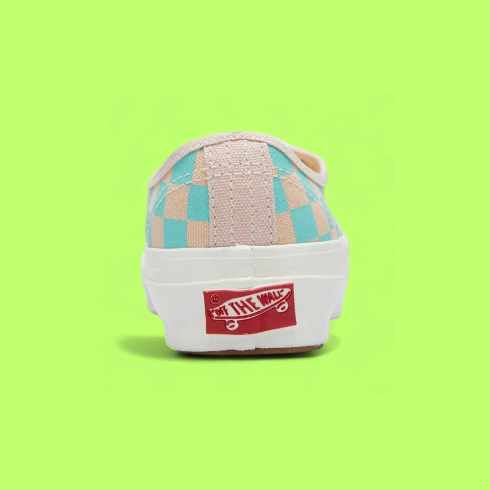 VANS AUTHENTIC PLATFORM BEIGE BLUE CHECKERBOARD STYLE DROPZZ