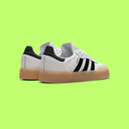 ADIDAS SAMBAE 2.0 “WHITE  BLACK” PREMIUM LEATHER CLASSIC HERITAGE