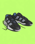 ADIDAS NITEBALL BLACK GREY WHITE CHUNKY RETRO BASKETBALL CWCD