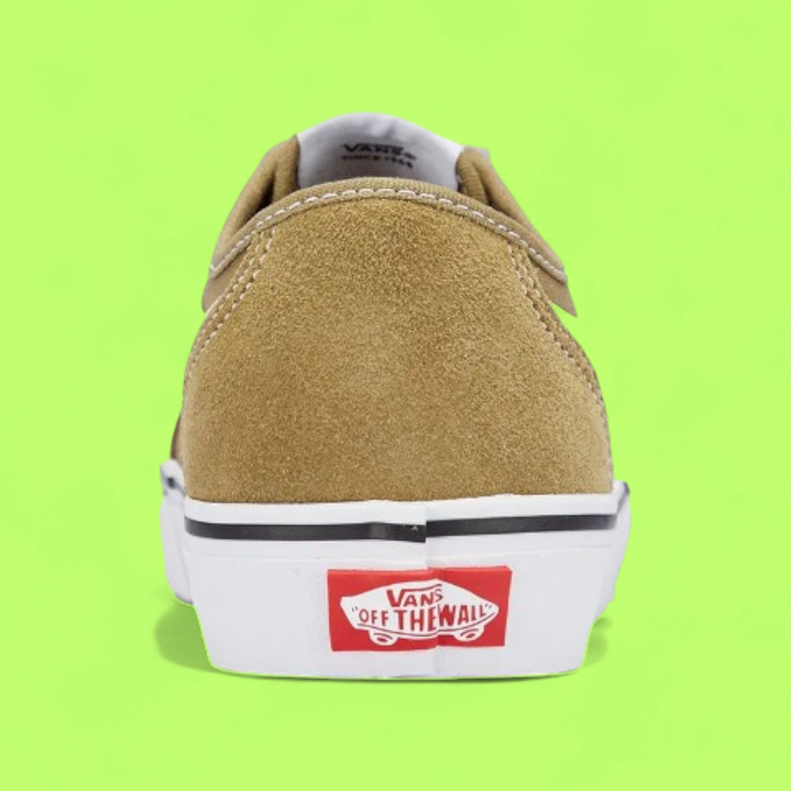 VANS FILMORE DECON MEN'S GREEN CANVAS LOW-TOP SKATE STYLE SNEAKERS