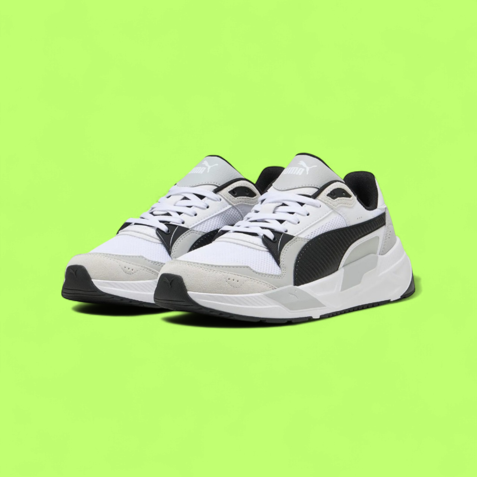 PUMA TRINITY 2 UNISEX WHITE MODERN COMFORT SNEAKERS
