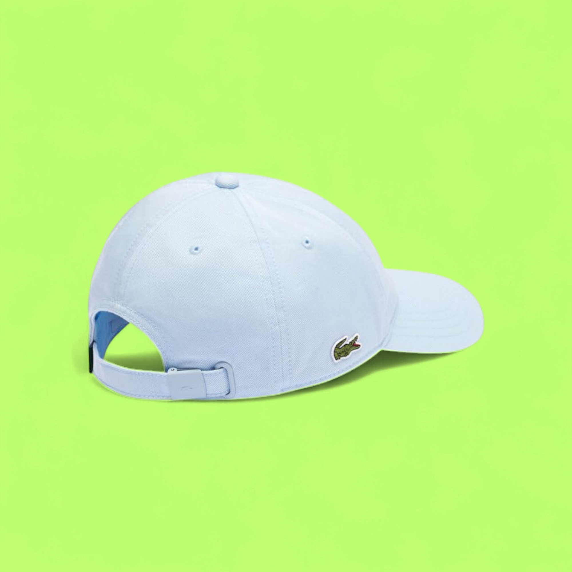 LACOSTE LIGHT BLUE CAP WITH ICONIC CROCODILE LOGO CWCD