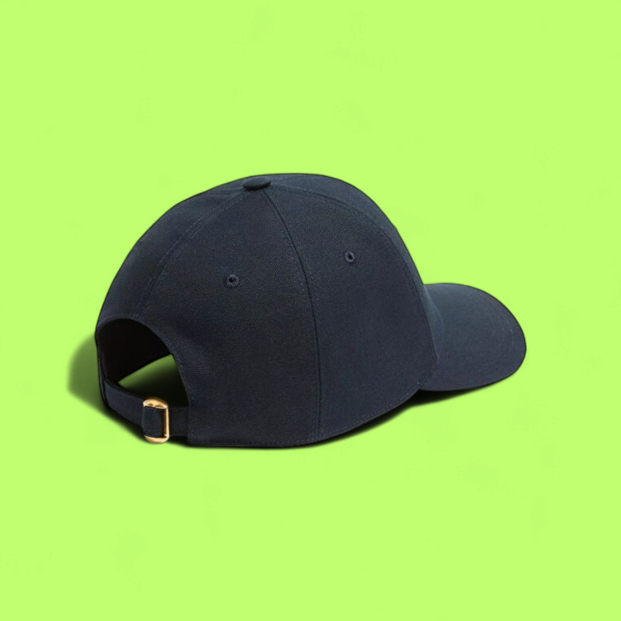 VALENTINO NAVY CAP WITH EMBROIDERED INTERLOCKING LOGO DESIGN