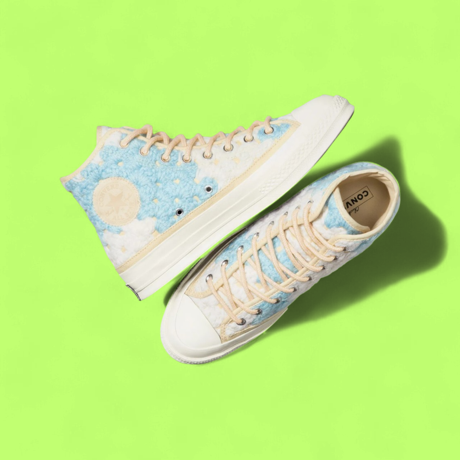 CONVERSE CHUCK 70 UPCYCLE CROCHET BLUE LIMITED SNEAKER