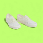 VANS AUTHENTIC LACE WHITE FLORAL TEXTURED CASUAL STYLE CWCD