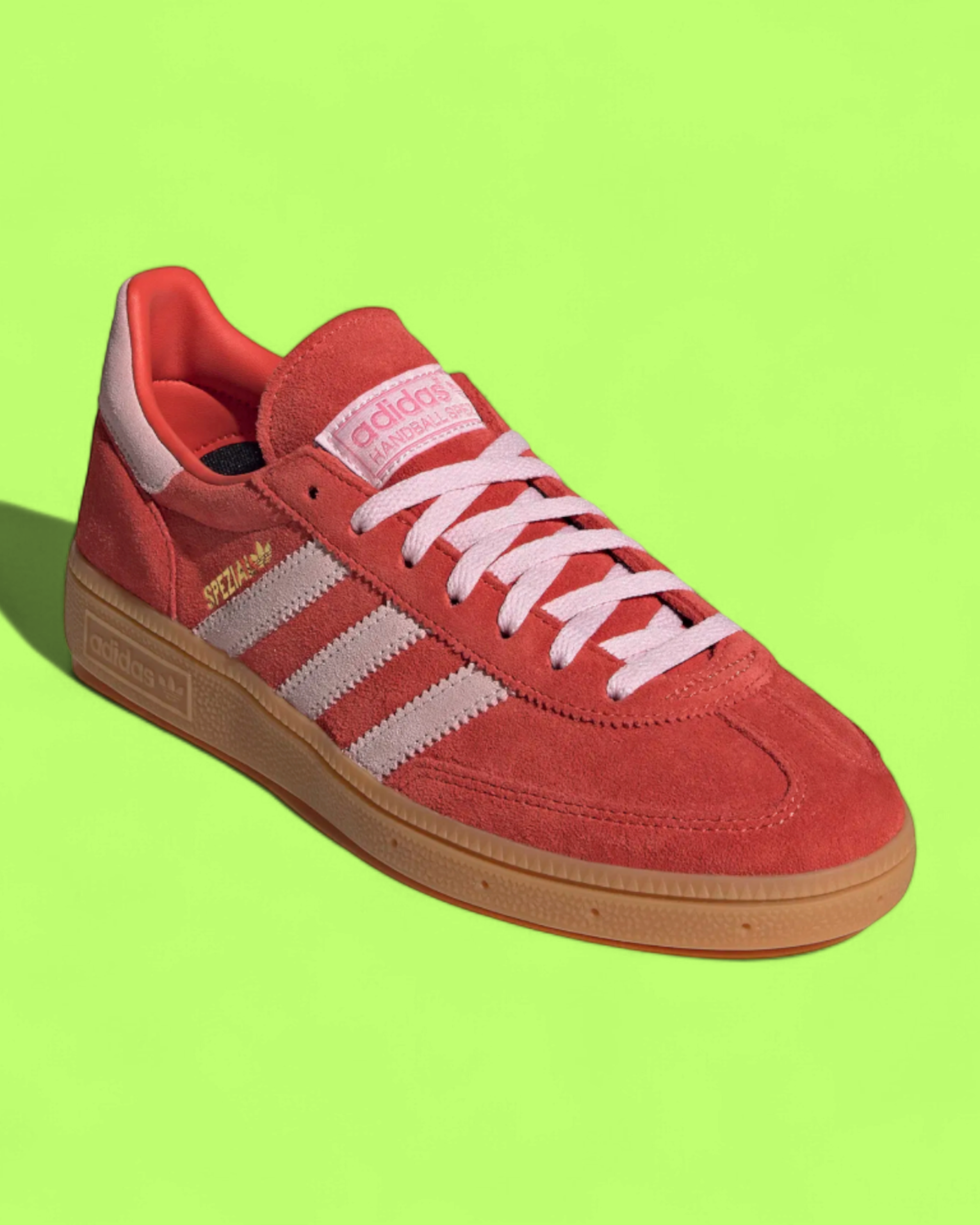 ADIDAS SPEZIAL RED SUEDE PINK STRIPES GUM SOLE RETRO CASUAL