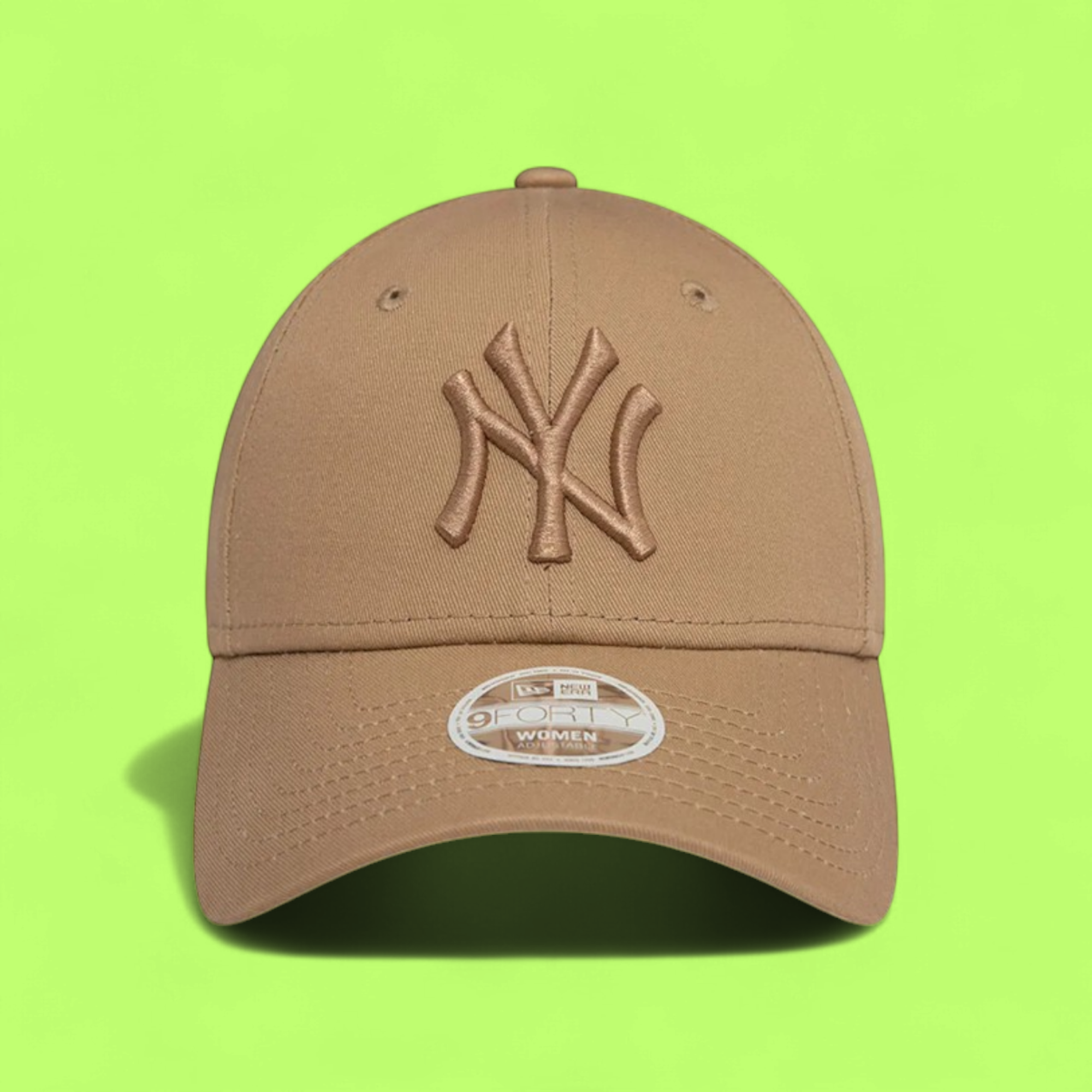 NEW YORK YANKEES CAMEL BEIGE BASEBALL CAP CLASSIC LOGO