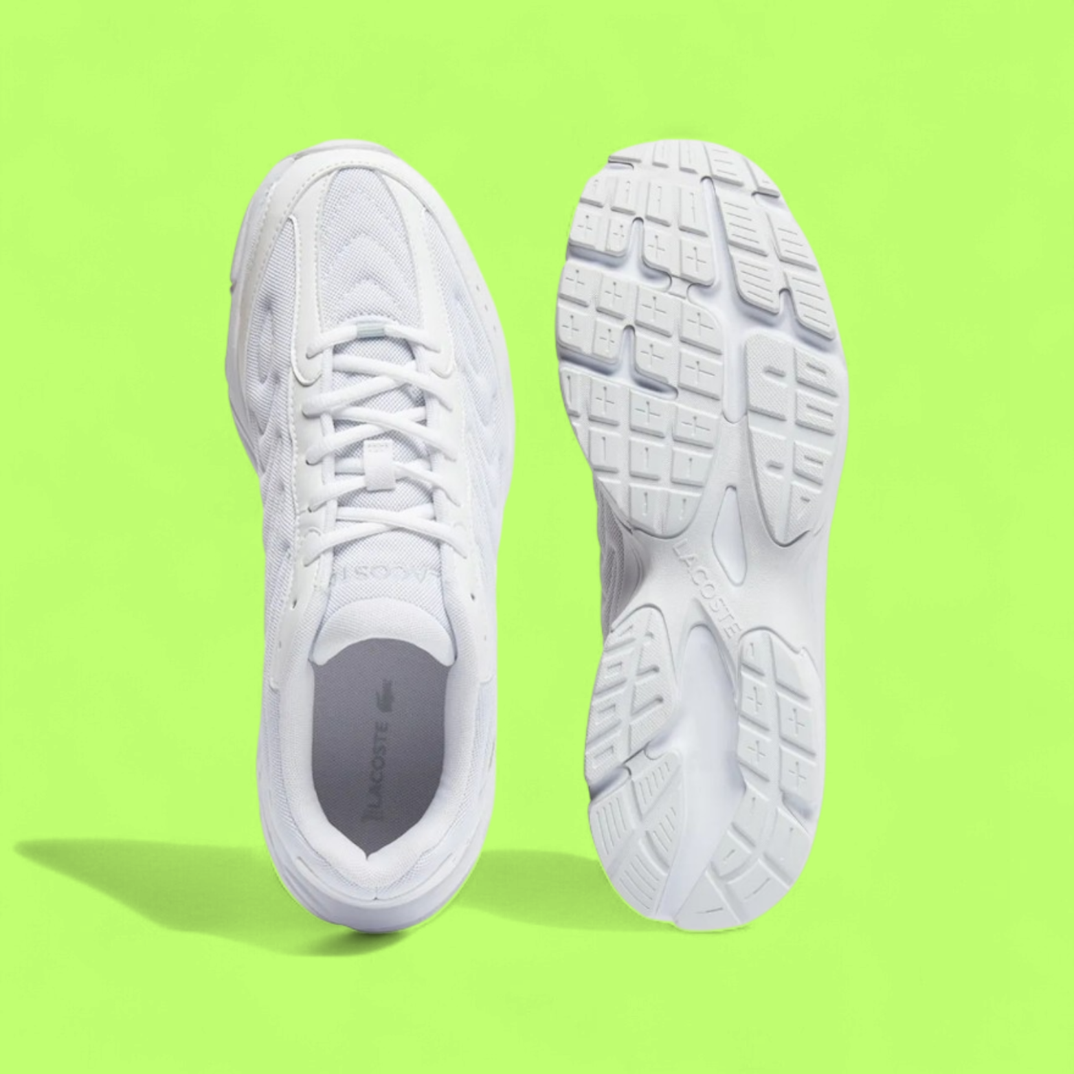 LACOSTE STORM 96 2K LITE 1251 SMA MEN'S NAVY WHITE RETRO SNEAKERS