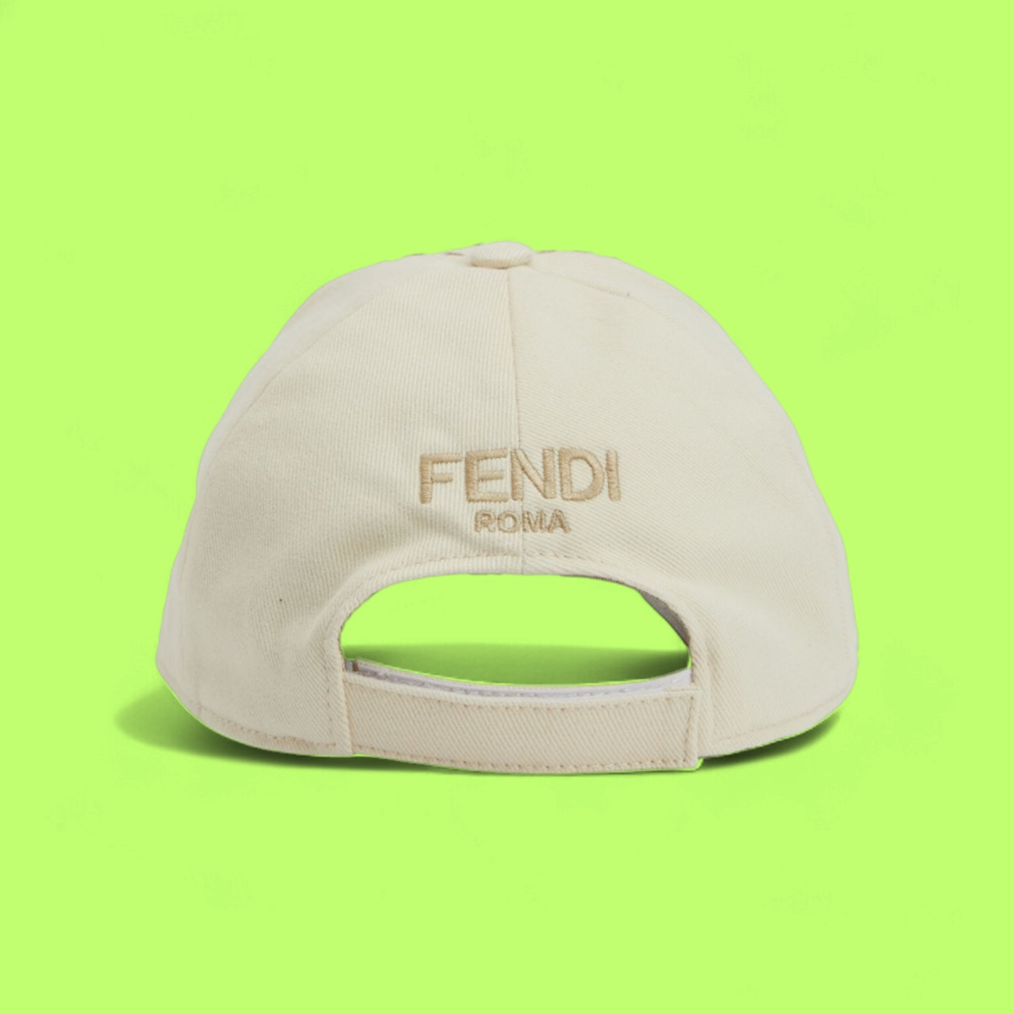 JACQUEMUS CREAM BASEBALL CAP WITH DECORATIVE STITCH DETAILS