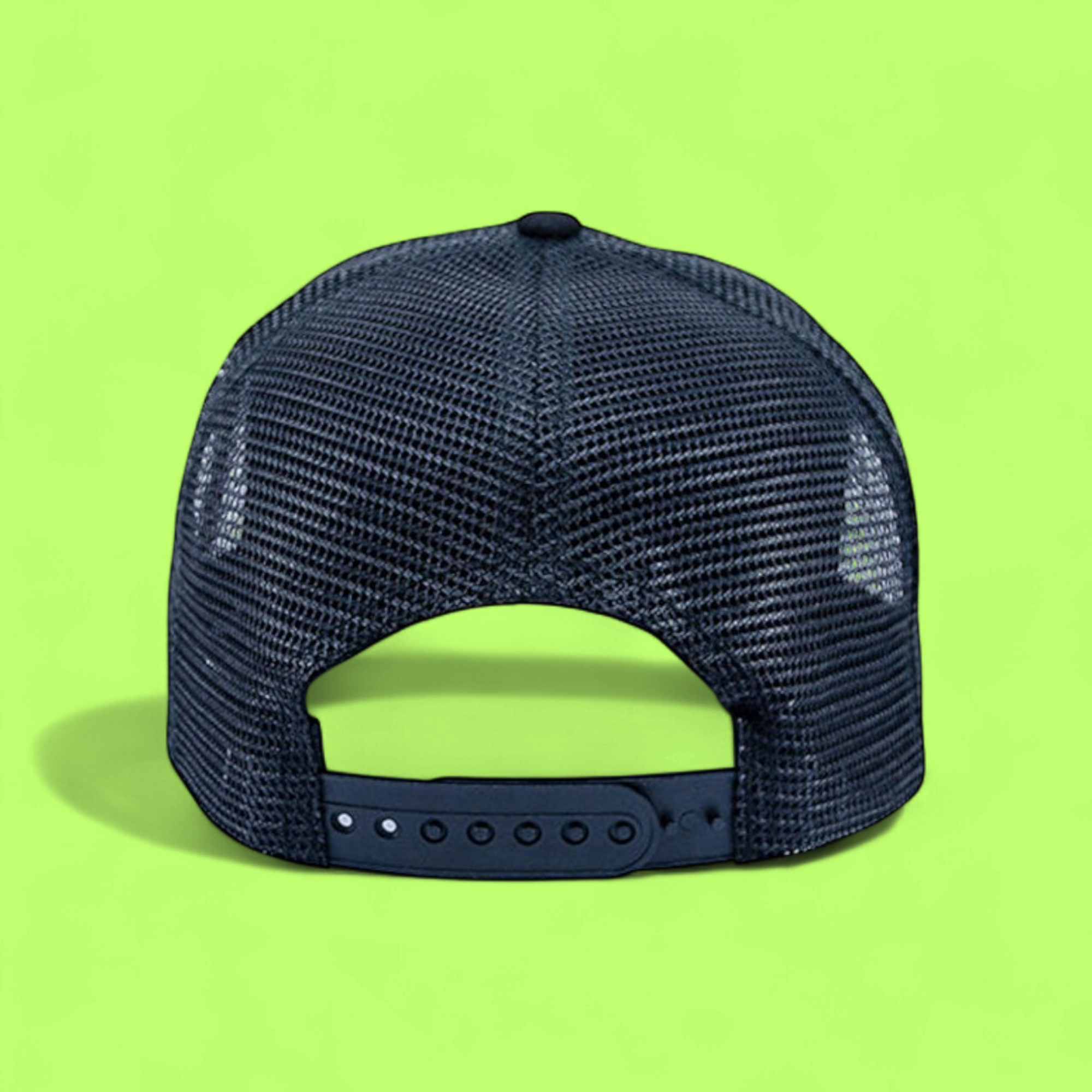 JOHN HATTER BLACK MESH BASEBALL CAP WITH THE KING LOGO PLATE