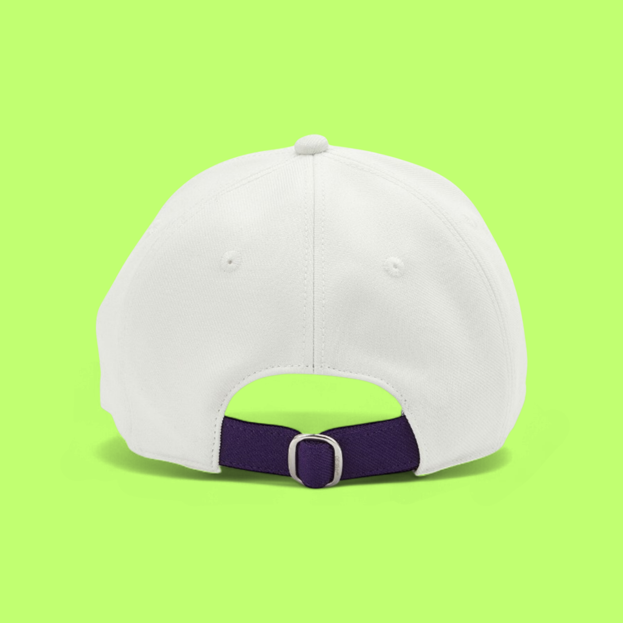 OFF-WHITE WHITE PURPLE CAP WITH ICONIC 3D EMBROIDERED ARROW