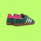 ADIDAS GAZELLE INDOOR WMNS “COLLEGIATE GREEN  LUCID PINK”