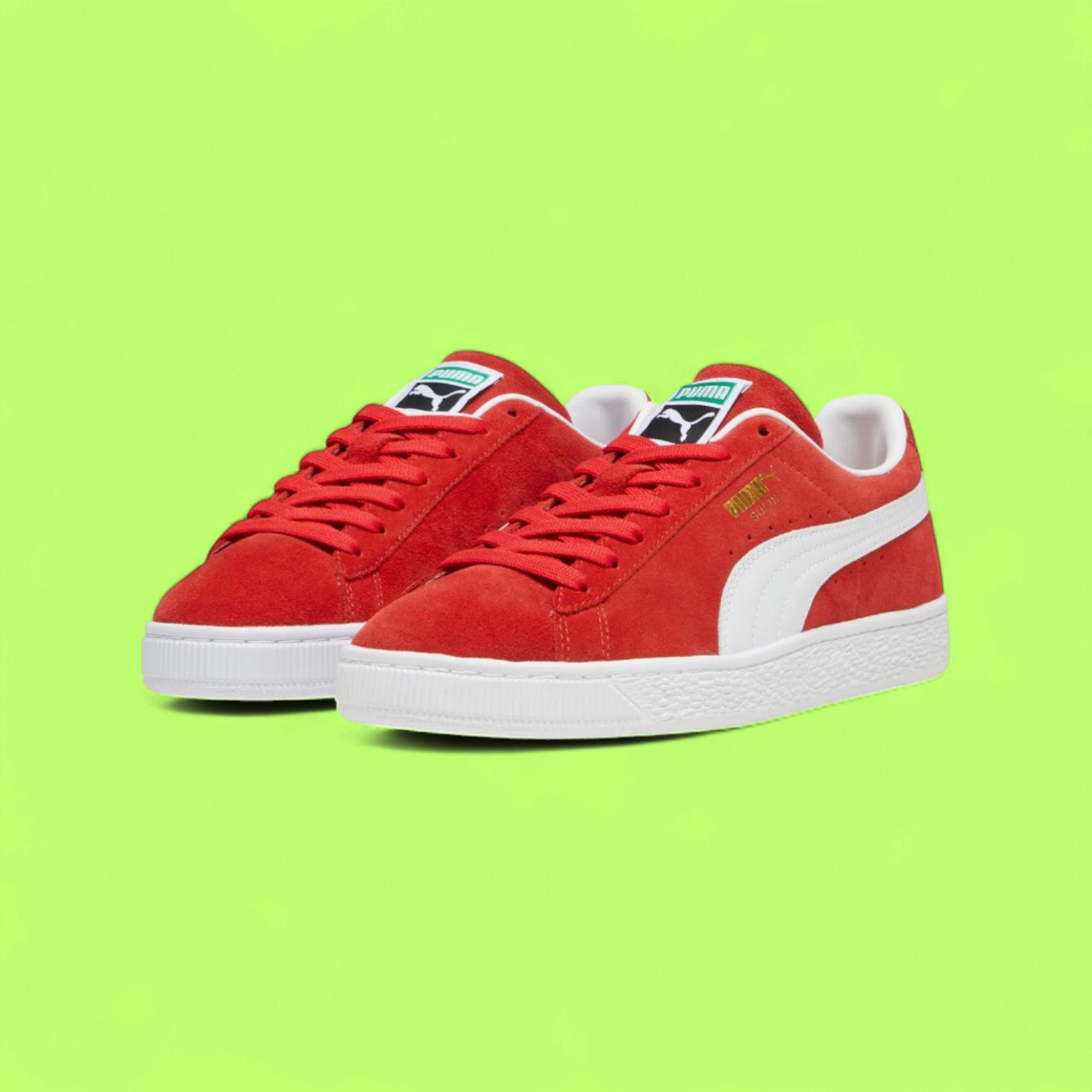 PUMA SUEDE CLASSIC UNISEX RED SUEDE SPORTS SHOES