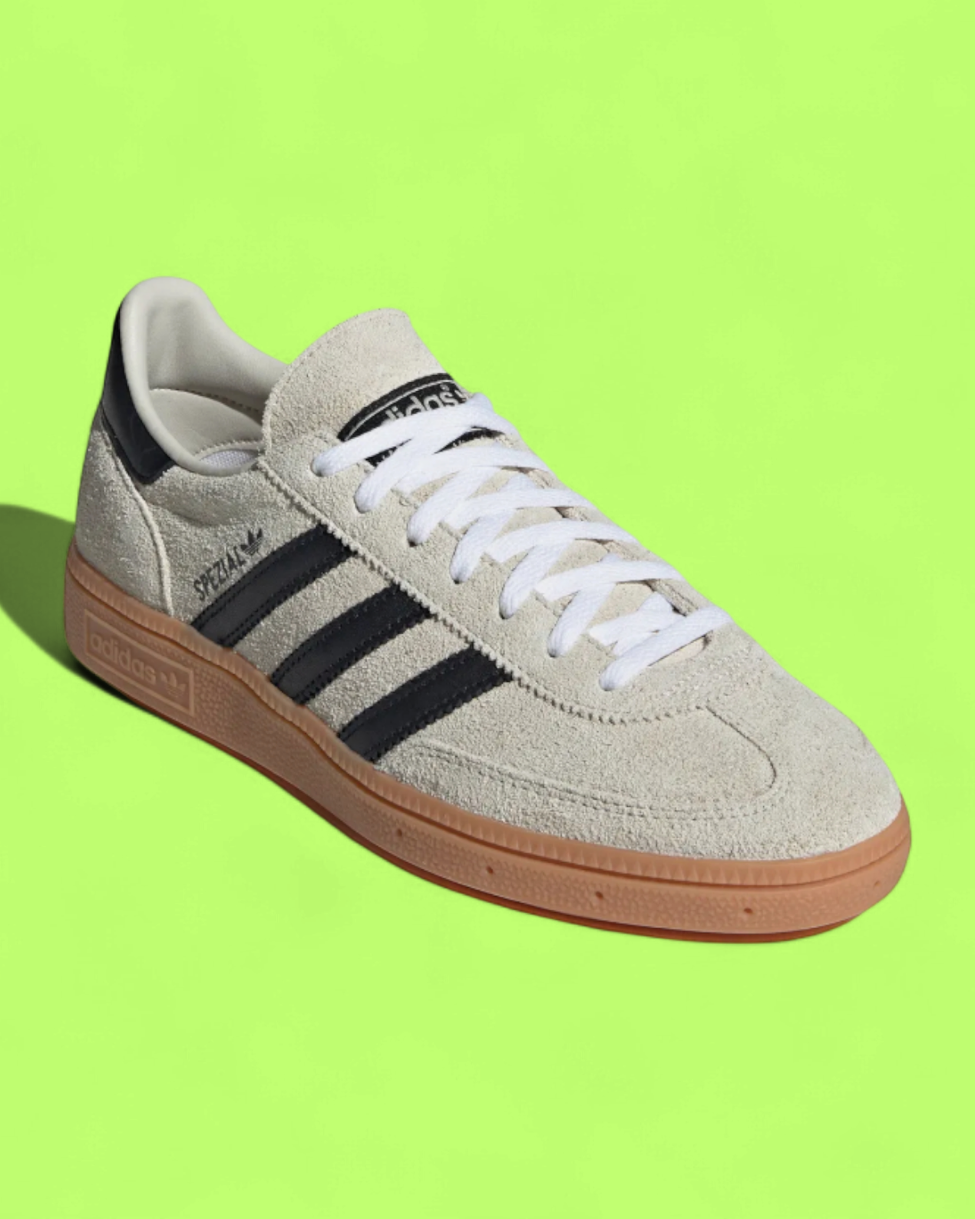 ADIDAS HANDBALL SPEZIAL BEIGE BLACK GUM RETRO SUEDE CASUAL