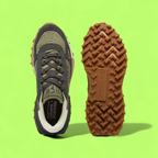 LACOSTE ELITE ACTIVE MEN'S GREEN MESH AND LEATHER CASUAL SNEAKERS