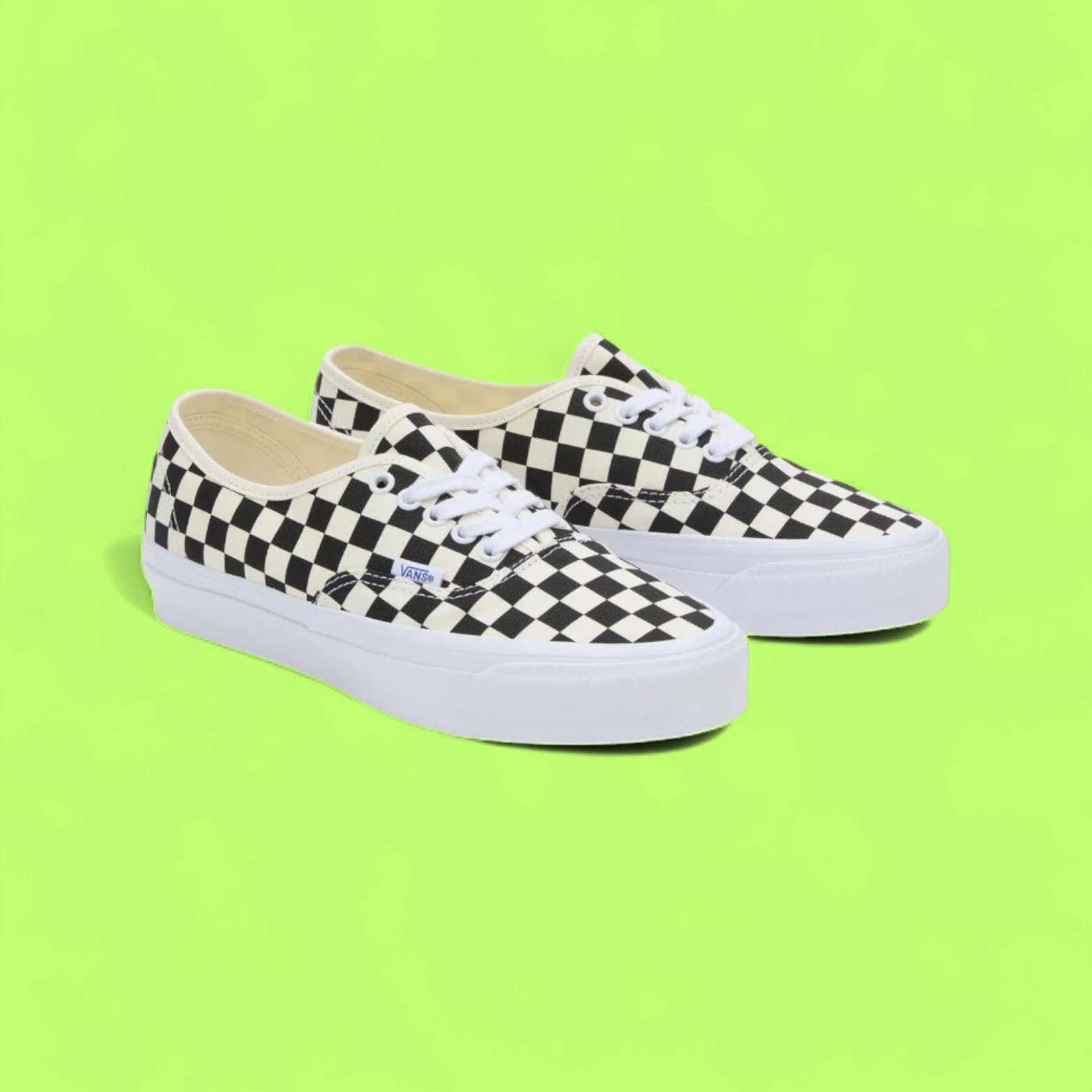 VANS AUTHENTIC PLATFORM BLACK WHITE CHECKERBOARD