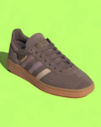 ADIDAS HANDBALL SPEZIAL BROWN PINK RETRO SUEDE CASUAL SNEAKERS