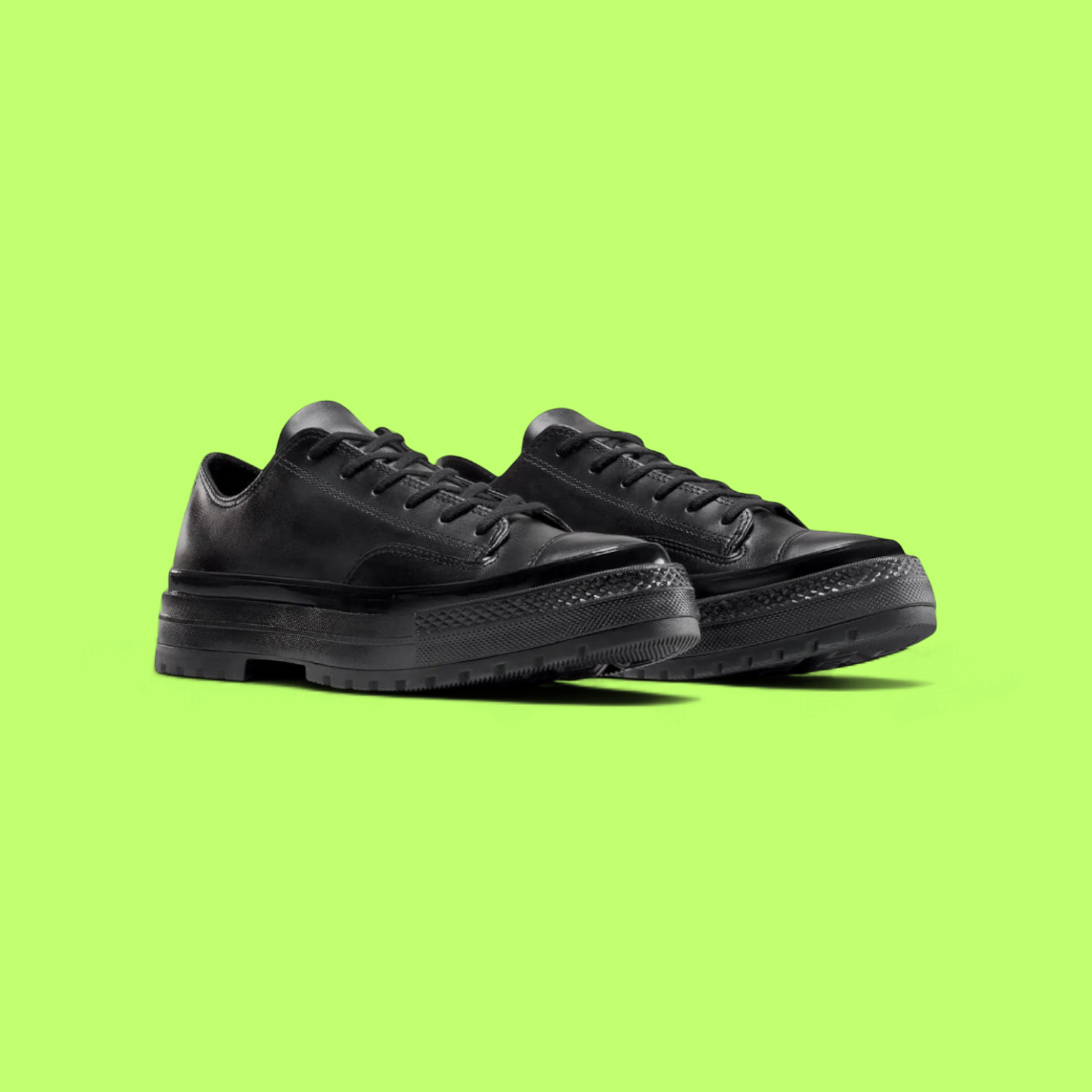 CONVERSE CHUCK 70 FORMAL LEATHER UNISEX BLACK CLASSIC SNEAKERS