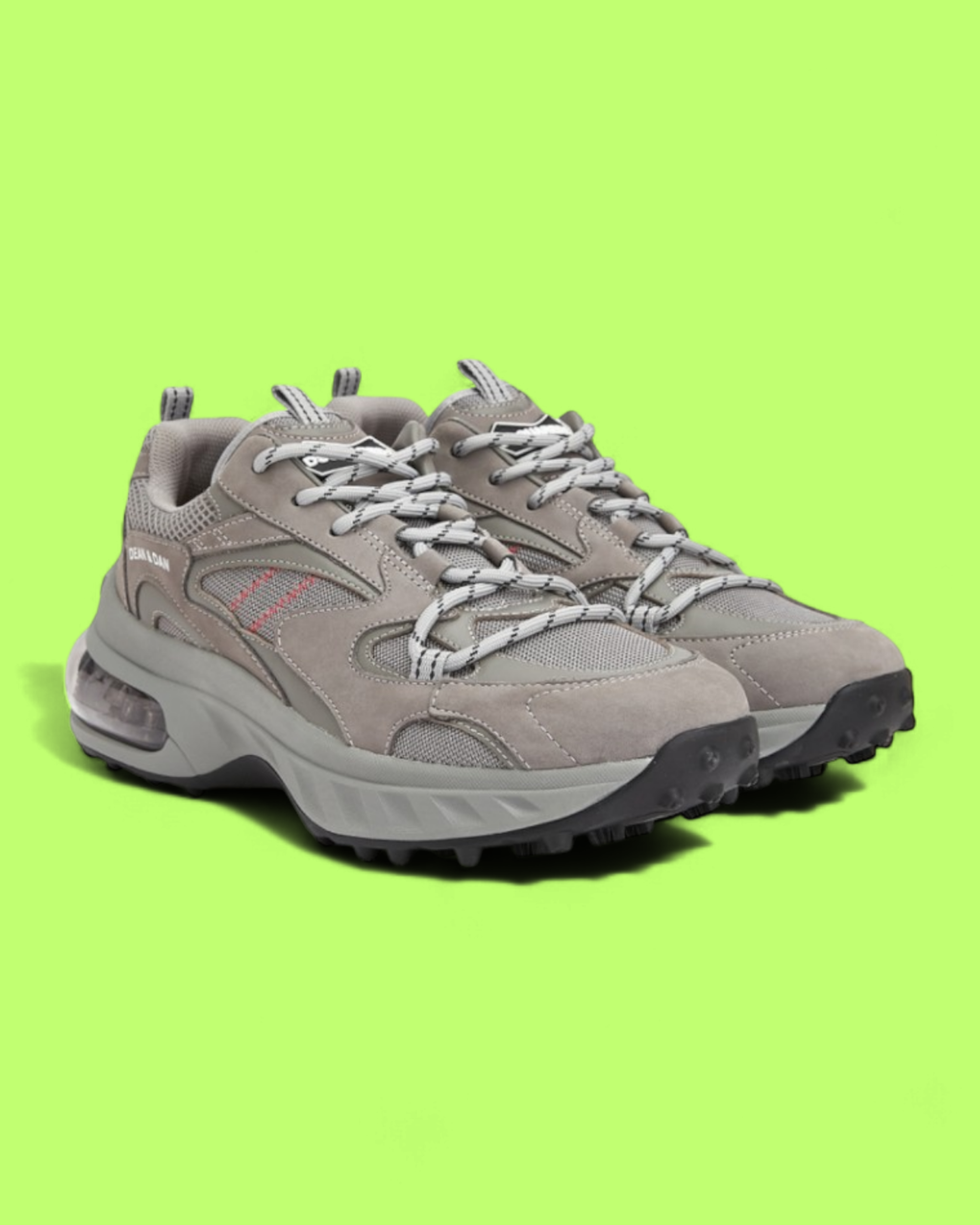 DSQUARED2 DEAN & DAN GREY CHUNKY SNEAKER WITH AIR SOLE
