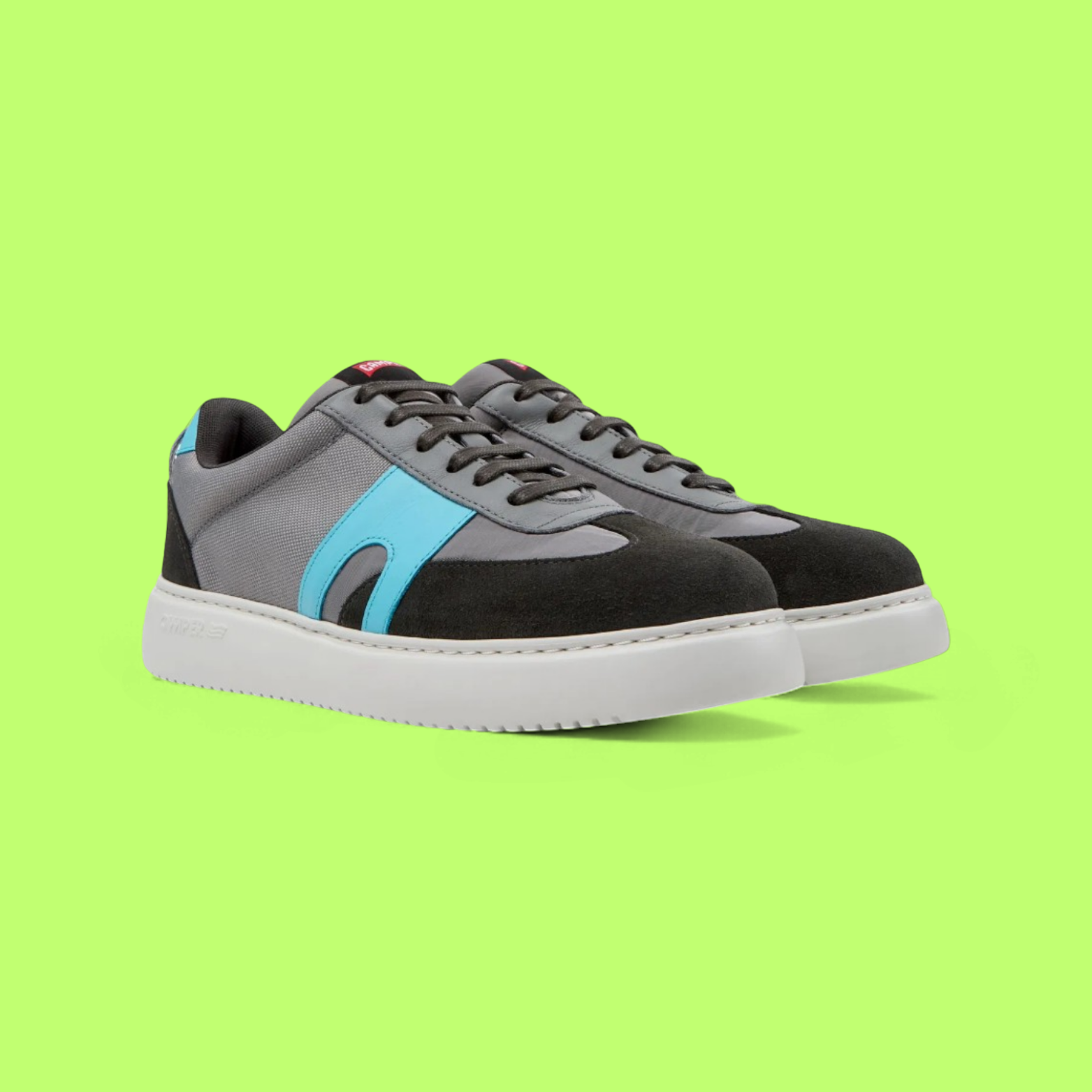 CAMPER RUNNER K21 MEN'S MULTICOLOR LEATHER MODERN CASUAL SNEAKERS