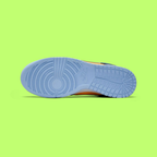 NIKE DUNK LOW RETRO SE BLACK YELLOW BLUE MEN'S SNEAKERS