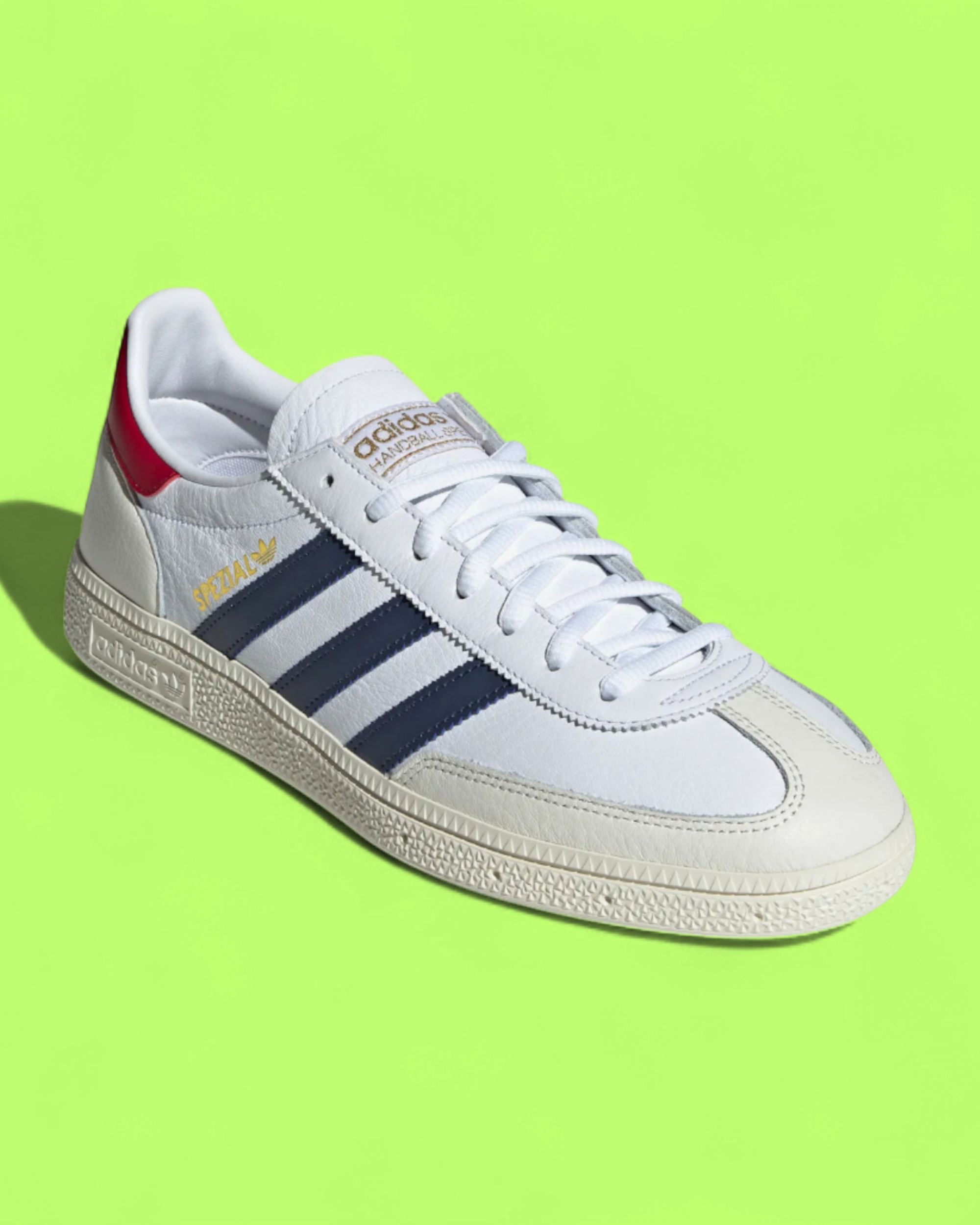 ADIDAS HANDBALL SPEZIAL WHITE NAVY RED RETRO SNEAKERS CWCD