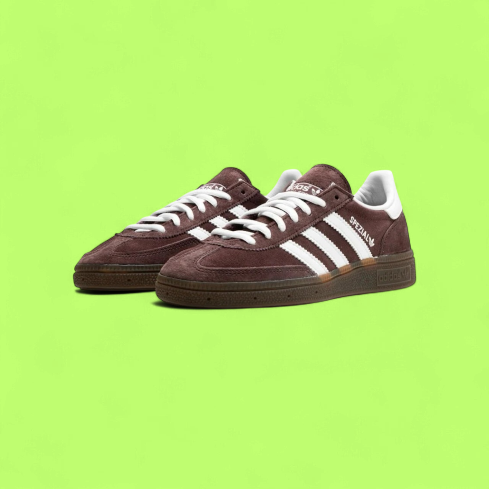 ADIDAS HANDBALL SPEZIAL "SHADOW BROWN" CLASSIC SUEDE SNEAKERS