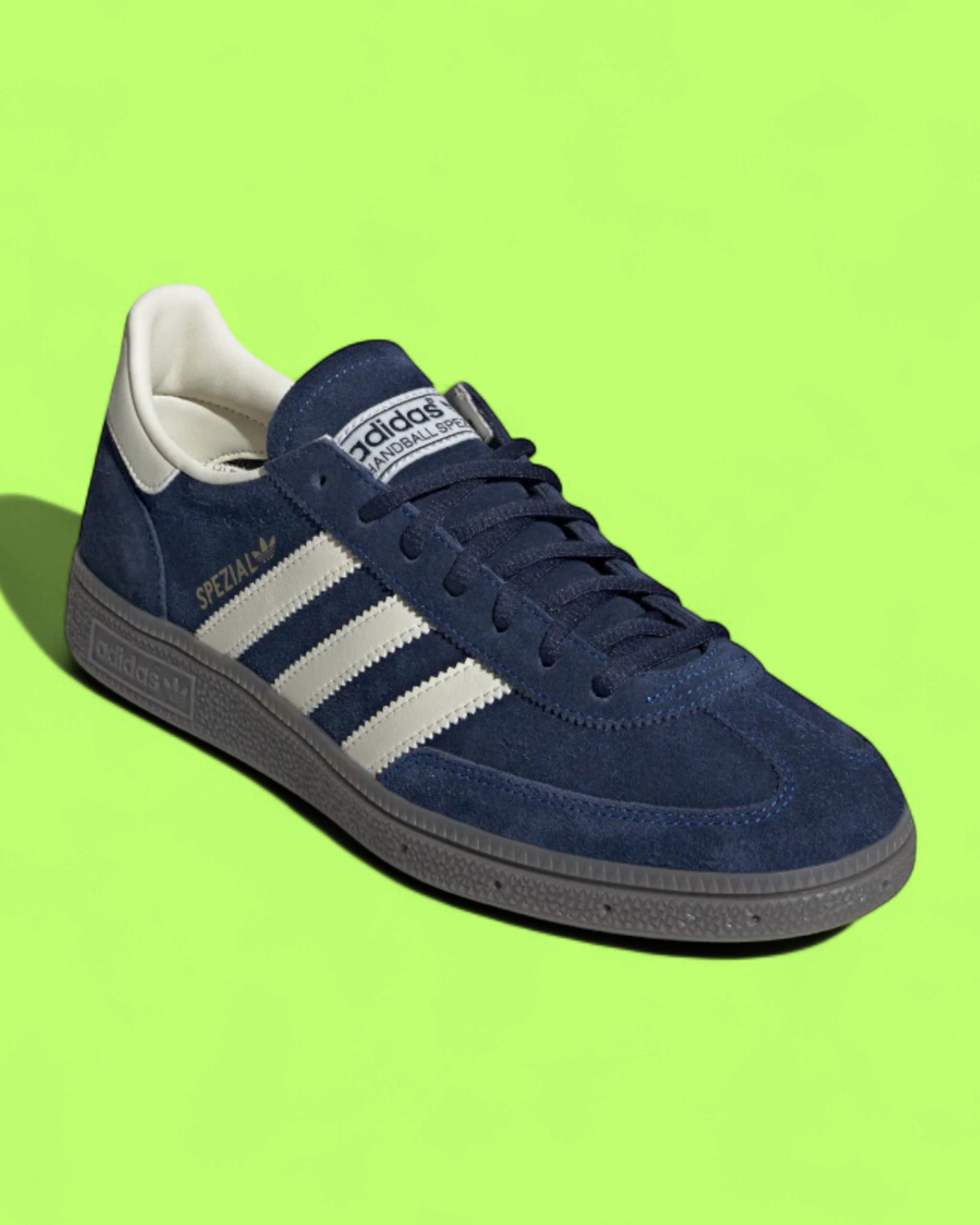 ADIDAS HANDBALL SPEZIAL NAVY WHITE PREMIUM SUEDE SNEAKERS
