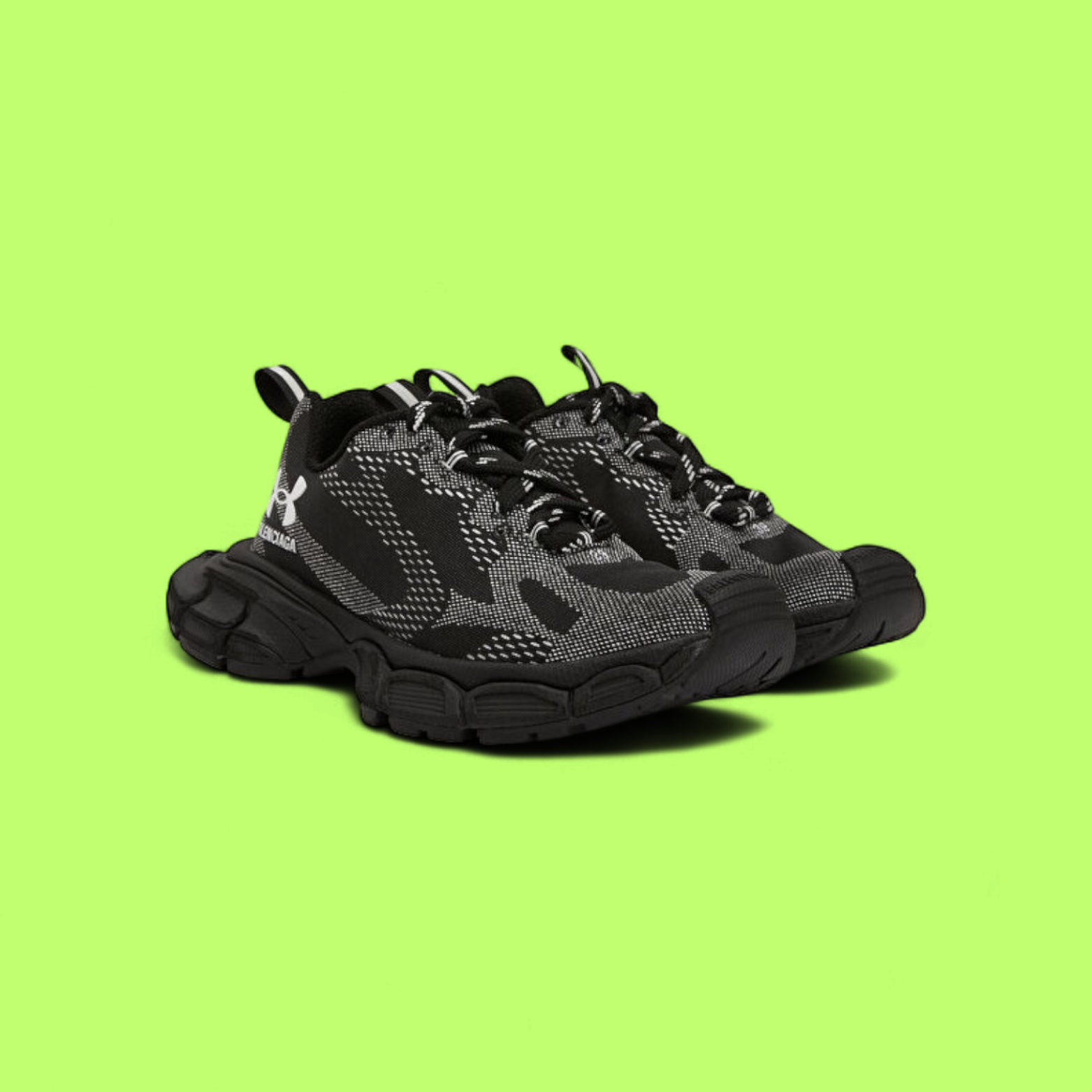 BALENCIAGA RUNNER SNEAKERS WITH KNIT UPPER AND CHUNKY RUBBER SOLE
