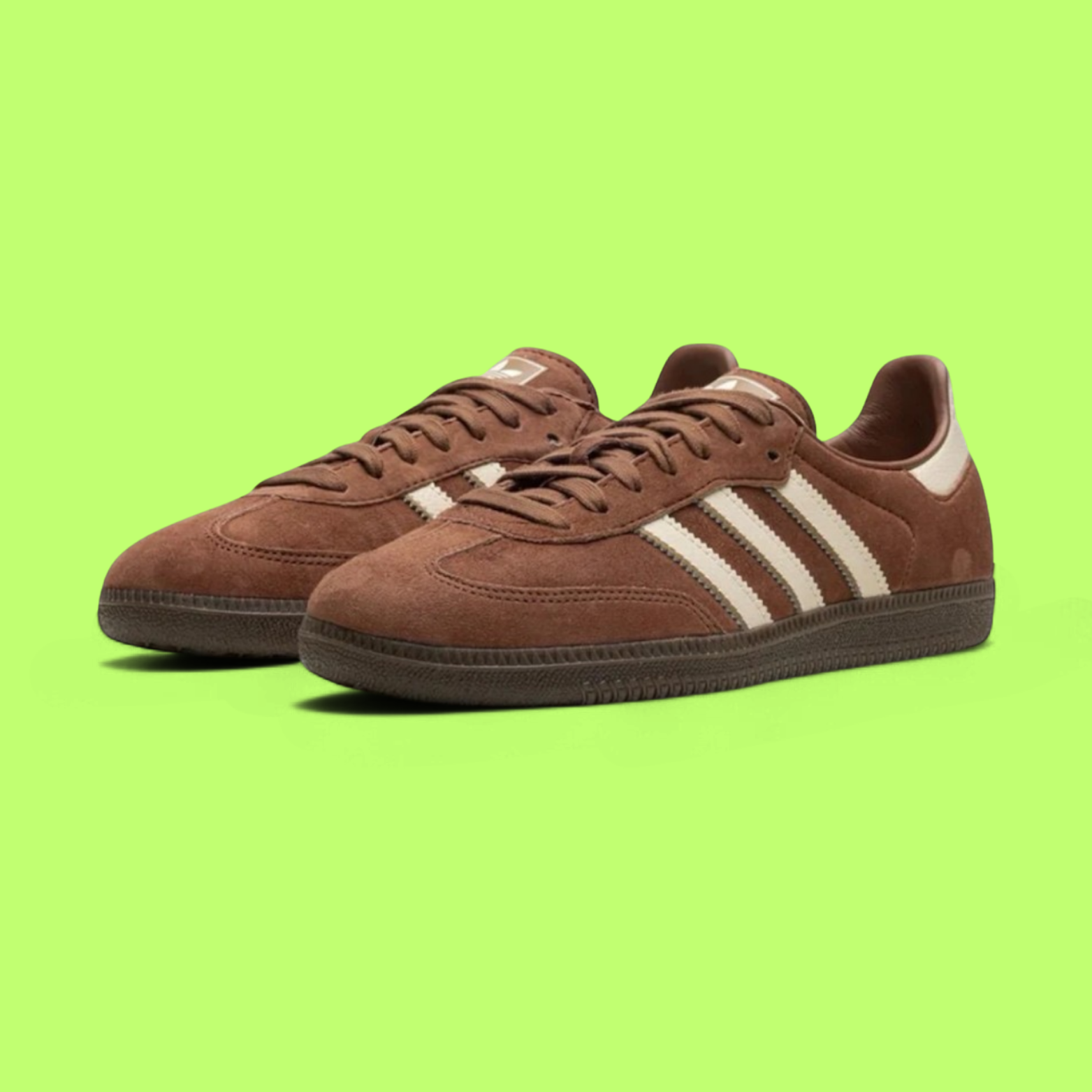 ADIDAS SAMBA OG PRELOVED BROWN RETRO LEATHER CLASSIC SNEAKERS