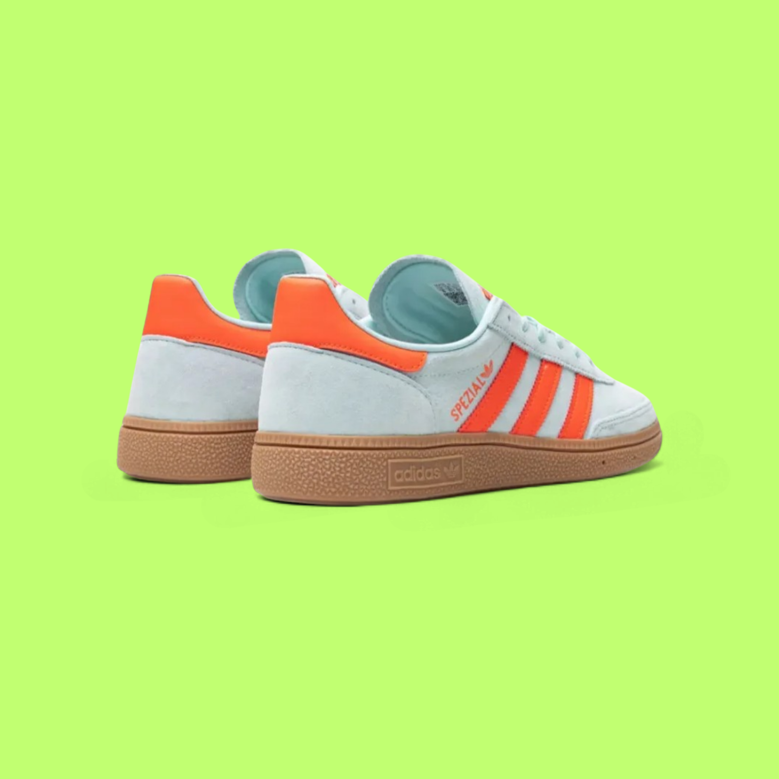 ADIDAS HANDBALL SPEZIAL SEMI FLASH AQUA RETRO SUEDE CASUAL SNEAKERS