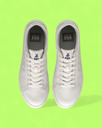 HELLY HANSEN ALL WHITE MINIMAL LEATHER CASUAL SNEAKERS CWCD