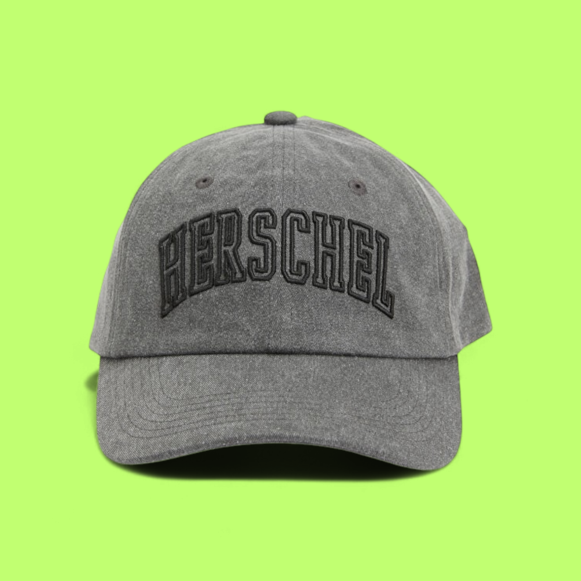 GREY EMBROIDERED BASEBALL CAP URBAN CASUAL STYLE CWCD
