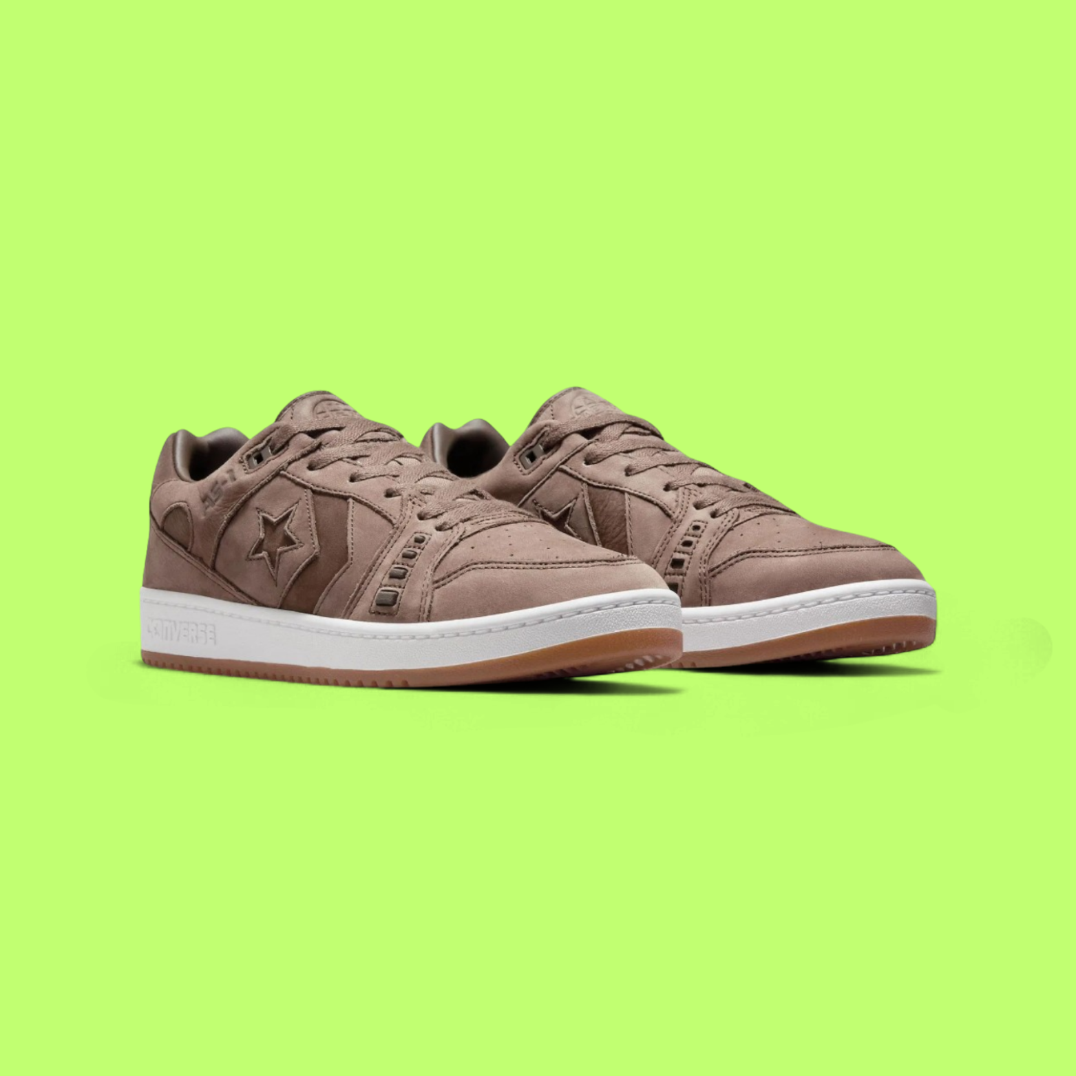 CONVERSE AS-1 PRO UNISEX BROWN LEATHER SKATEBOARD