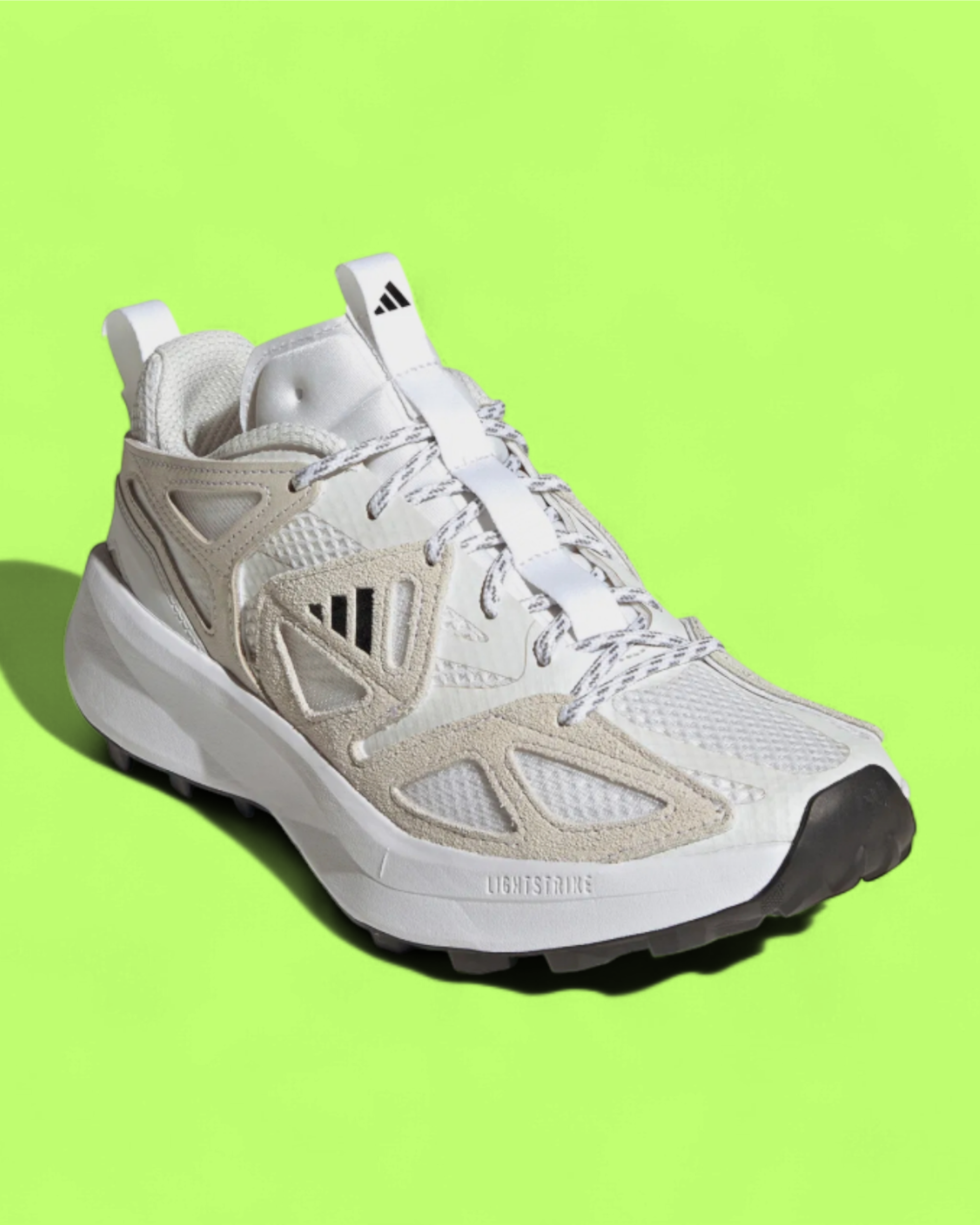 ADIDAS KANTAI WHITE BEIGE LIGHTSTRIKE COMFORT RUNNING SHOES CWCD